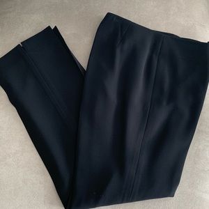 Ann Taylor Cropped Suit Pant, Black, Size 6P